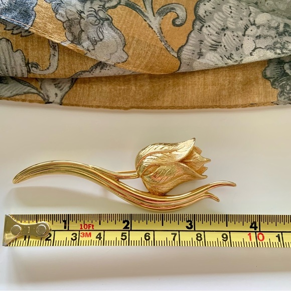 Monet vintage tulip brooch - Picture 5 of 6
